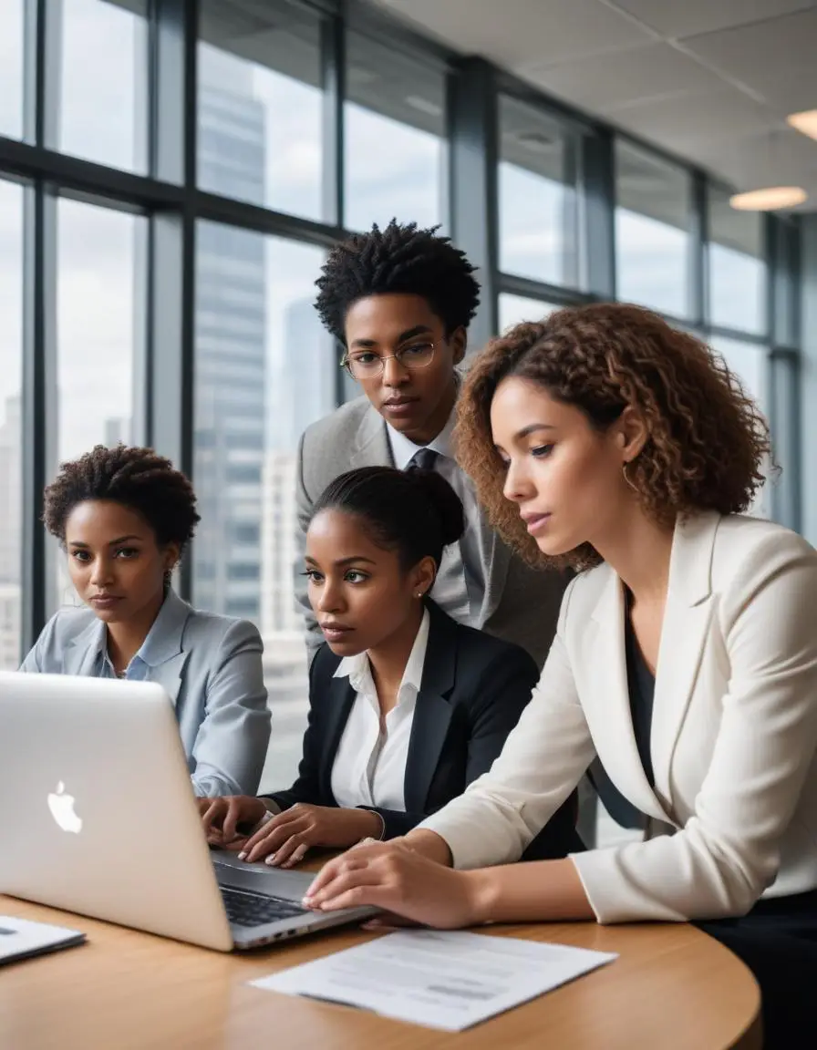 The team is creating law firm marketing strategy.