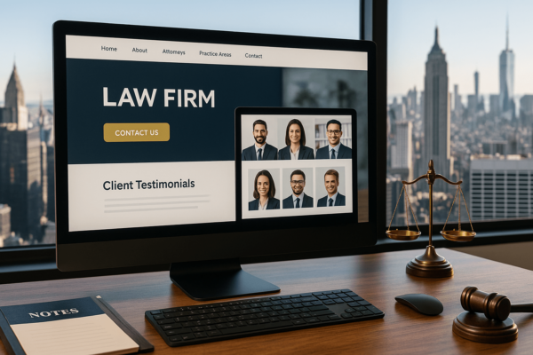 Best Homepage Layouts for Law Firms in New York City